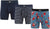 SAXX Daytripper Boxer Brief Fly 3 Pack - Men's - Santathalon - Stripe - Navy