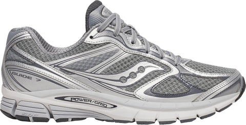 Saucony ProGrid Guide 7 Running Shoes — Grey / Silver