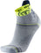 Sidas Run Feel Sock - Unisex - Grey - Yellow