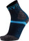 Sidas Trail Double Crew Running Socks - Unisex - Black - Blue
