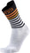 Sidas Run Anatomic Light Crew Running Socks - Unisex  - White - Black