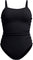 Speedo Adjustable Solid Shirred One Piece Swimsuit - Women's - Black