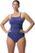 Speedo Adjustable Solid Shirred One Piece Swimsuit - Women's - Hapuna Blue