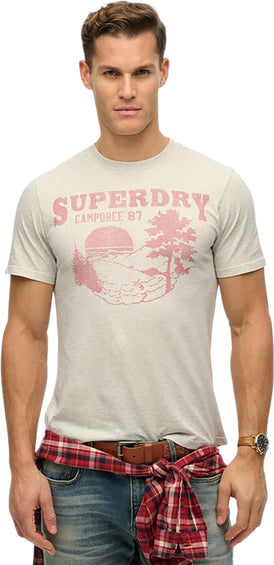 Superdry LO-FI Outdoor Mono Relaxed Tee - Men's
