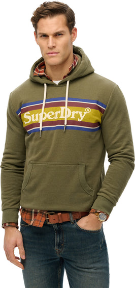 Superdry Venue Logo Stripe Relaxed Hood - Men's