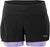 SUGOi Prism 2 in 1 Short - Women's - Black - Deep Lilac