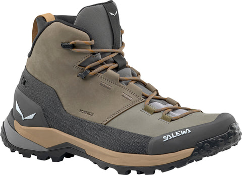 Salewa Puez Leather Mid Powertex Shoes - Men's