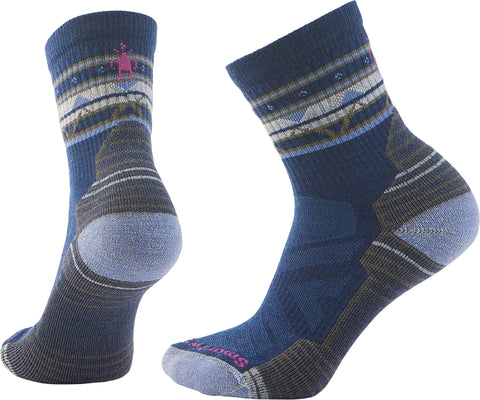 Smartwool Hike Light Cushion Ethno Graphic Mid Crew Socks - Women's