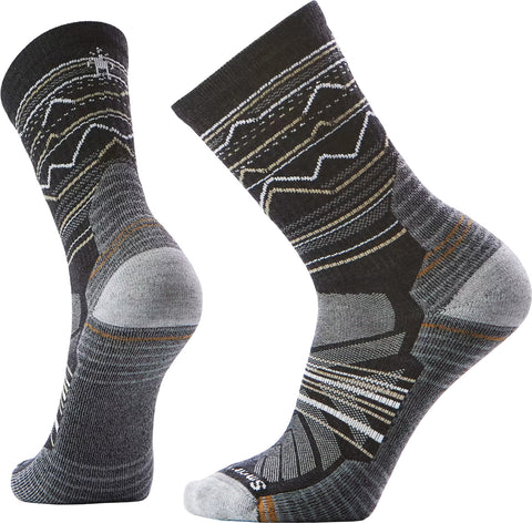 Smartwool Performance Hike Light Cushion Mountain Range Pattern Crew Socks - Unisex