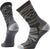 Smartwool Performance Hike Light Cushion Mountain Range Pattern Crew Socks - Unisex - Charcoal - Light Gray