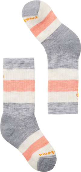 Smartwool Hike Full Cushion Striped Crew Socks - Kid's