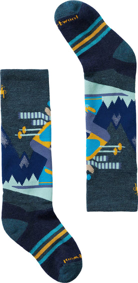 Smartwool Wintersport Full Cushion Mountain Moose Pattern OTC Socks - Kids