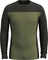 Smartwool Classic Thermal Merino Colorblock Crew Neck Base Layer Top - Men's - Winter Moss - North Woods