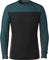 Smartwool Classic Thermal Merino Colorblock Crew Neck Boxed Base Layer Top - Men’s - Twilight Blue - Black