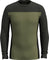 Smartwool Classic Thermal Merino Colorblock Crew Neck Boxed Base Layer Top - Men’s - Winter Moss - North Woods