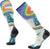 Smartwool Chaussette de contention imprimée sous-genou Rainbow Trails - Laguna Blue