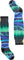 Smartwool Ski Zero Cushion Aurora Flash Print OTC Socks - Junior  - Black