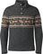 Smartwool Heavyweight Henley Sweater - Men’s - Charcoal - Pecan Brown