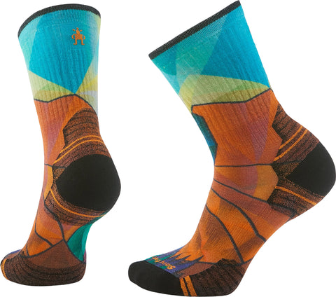 Smartwool Hike Targeted Cushion Mountain Prism Print Crew Socks - Women's