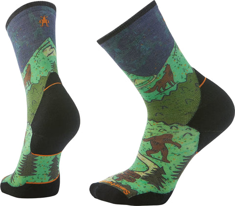 Smartwool Trail Run Targeted Cushion Neature Print Crew Socks - Unisex