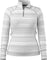 Smartwool Classic Thermal Merino 1/4 Zip Base Layer Top - Women's - Light Gray Color Shift