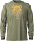 Smartwool Geometric Bear Long Sleeve Graphic T-Shirt - Men's - Winter Moss
