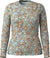 Smartwool Classic Thermal Merino Base Layer Crew Boxed - Women's - Pacific Blue Floral