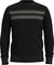 Smartwool Sparwood Stripe Crew Sweater - Men's - Charcoal - Winter Moss