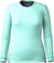 Smartwool Intraknit Merino 200 Crew Shirt - Women's - Pacific Blue - Nightfall Blue