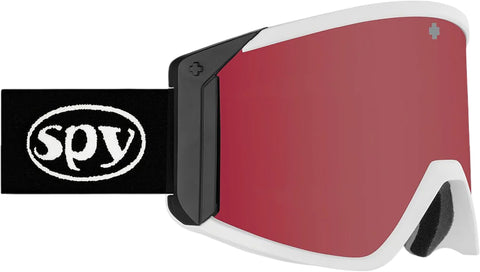 Spy Raider Ski Goggles - OG Black - ML Rose with Silver Mirror Lens