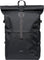 Sandqvist Icon Rolltop Backpack 23L - Black - Black - Black Leather