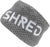 Shred Heavy Knitted Headband - Unisex - Grey - White