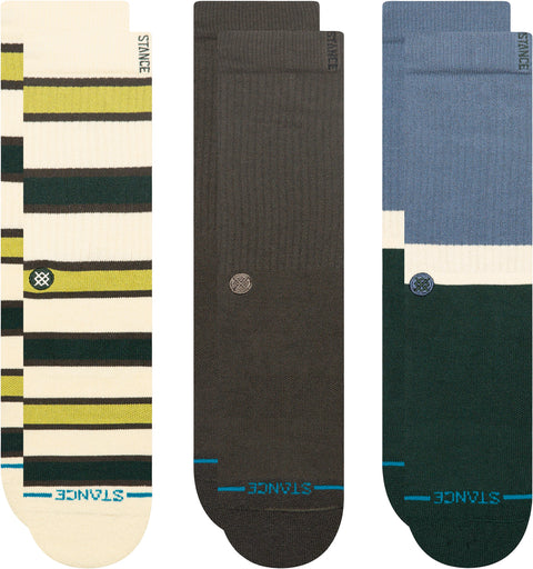 Stance The Devon 3 Pack Crew Socks - Unisex
