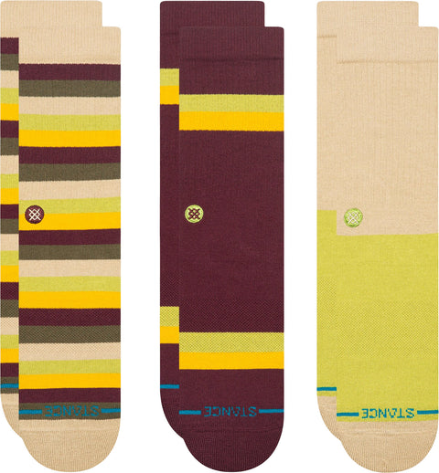 Stance Upstate 3 Pack Crew Socks - Unisex