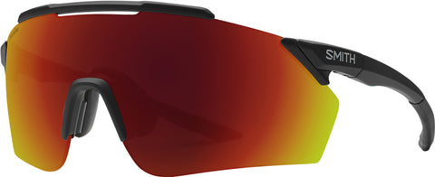 Smith Optics Ruckus Sunglasses - Matte Black - ChromaPop Red Mirror Lens - Unisex