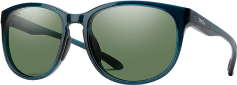 Smith Optics Lake Shasta Sunglasses - Pacific Crystal - ChromaPop Polarized Gray Green Lens - Women's