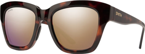 Smith Optics Sway Sunglasses - ChromaPop Polarized Rose Gold Mirror Lens - Women's