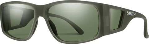 Smith Optics Monroe Peak Sunglasses - Matte Moss Crystal - ChromaPop Polarized Gray Green Lens