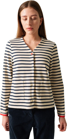 Saint James Méricardi Striped Cardigan - Women's