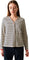 Saint James Méricardi Striped Cardigan - Women's - Ecru - Navy - Tulip