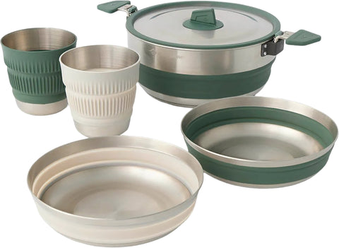 Sea to Summit Detour Stainless Steel One Pot Cook Set - 5 Piece 