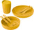 Sea to Summit Passage Dinnerware Set 1-person  - Arrowwood Yellow