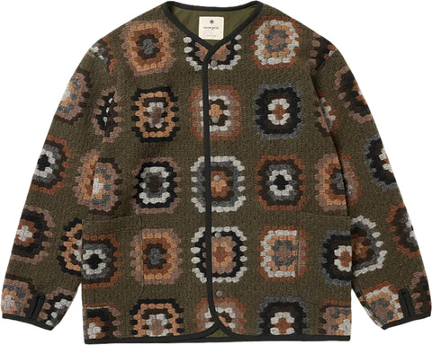 Snow Peak Wool Jacquard Cardigan - Unisex