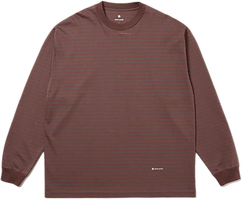 Snow Peak Organic Cotton Mercerized Border Long Sleeve T-Shirt - Men's