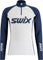 Swix RaceX Dry  Half Zip Top - Men's - Bright White Dark Navy