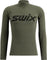 Swix RaceX Merino Half Zip Long Sleeve Base Layer Top - Men's - Olive