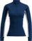 Swix RaceX Merino Half Zip Long Sleeve Base Layer Top - Women's - Dark Navy - Light Grey Melange