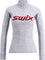 Swix RaceX Merino Half Zip Long Sleeve Base Layer Top - Women's - L Grey Melange - Swix Red