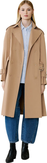 SOIA & KYO Becky-L Long Trench Coat - Women's
