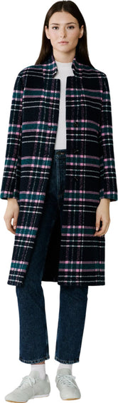 SOIA & KYO Daine-C Plaid Midi Coat - Women's